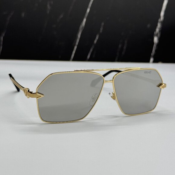 NEW VERSACE VE2284 1002/6G SUNGLASSES GOLD UNISEX VERSACE VE2284 10026G main image 8